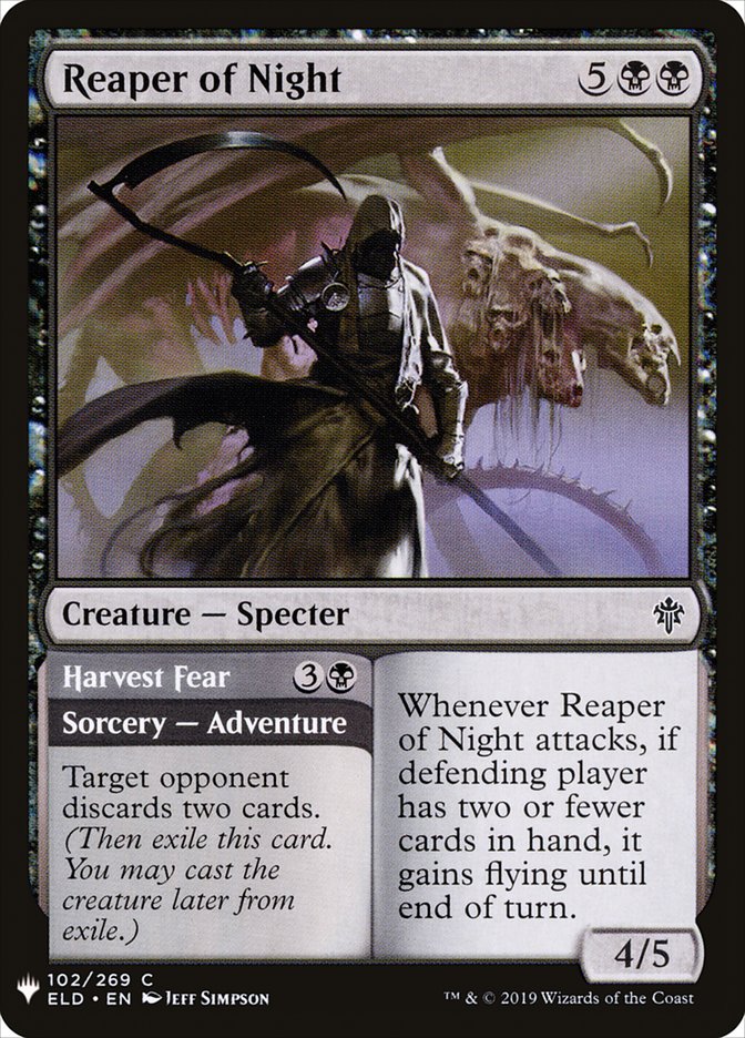 Reaper of Night // Harvest Fear [Mystery Booster] | Eastridge Sports Cards & Games