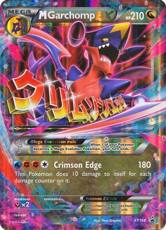 M Garchomp EX (XY168) (Jumbo Card) [XY: Black Star Promos] | Eastridge Sports Cards & Games