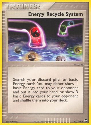 Energy Recycle System (73/108) (Stamped) [EX: Power Keepers] | Eastridge Sports Cards & Games
