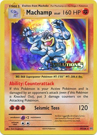 Machamp (59/108) (XY Evolutions Prerelease) [XY: Black Star Promos] | Eastridge Sports Cards & Games