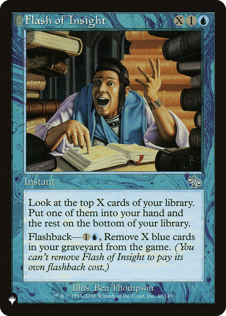 Flash of Insight [The List] | Eastridge Sports Cards & Games