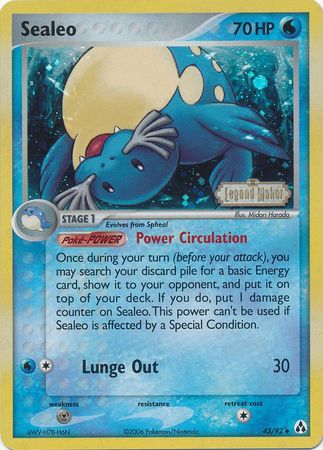 Sealeo (43/92) (Stamped) [EX: Legend Maker] | Eastridge Sports Cards & Games