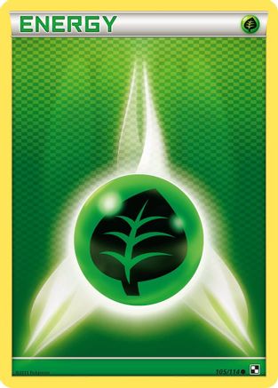 Grass Energy (105/114) [Black & White: Base Set] | Eastridge Sports Cards & Games