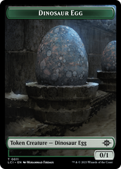 Dinosaur Egg // Dinosaur (0010) Double-Sided Token [The Lost Caverns of Ixalan Tokens] | Eastridge Sports Cards & Games