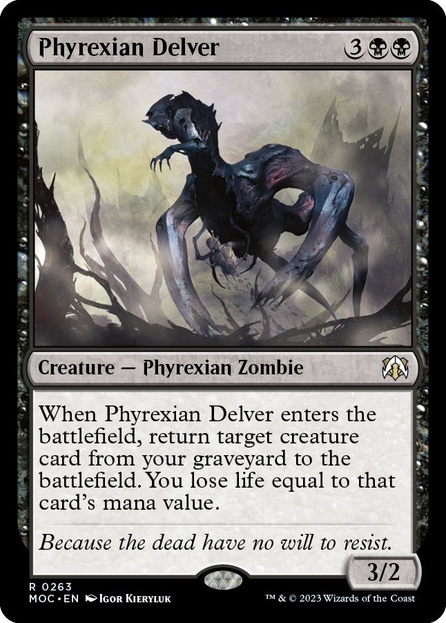 Phyrexian Delver [March of the Machine Commander] | Eastridge Sports Cards & Games