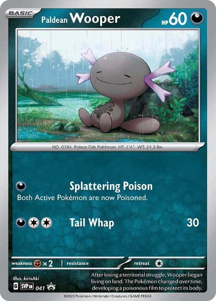 Paldean Wooper (041) [Scarlet & Violet: Black Star Promos] | Eastridge Sports Cards & Games