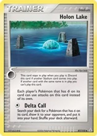 Holon Lake 087  - Reverse Holofoil Holon Phantoms - Uncommon