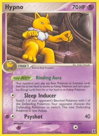 Hypno (23/113) (Stamped) [EX: Delta Species] | Eastridge Sports Cards & Games