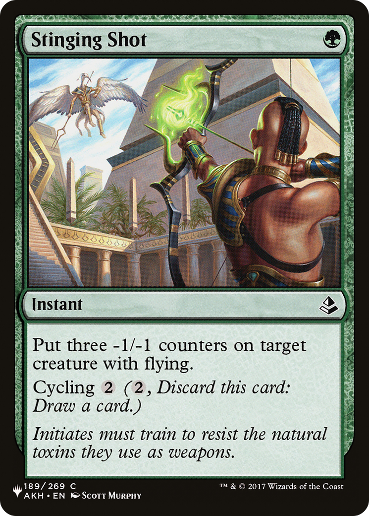 Stinging Shot [The List] | Eastridge Sports Cards & Games