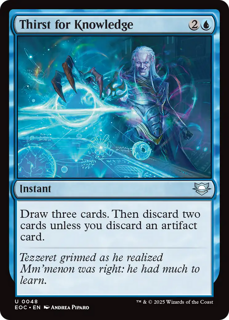 Thirst for Knowledge [Edge of Eternities Commander] | Eastridge Sports Cards & Games