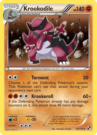 Krookodile (65/114) [Black & White: Base Set] | Eastridge Sports Cards & Games