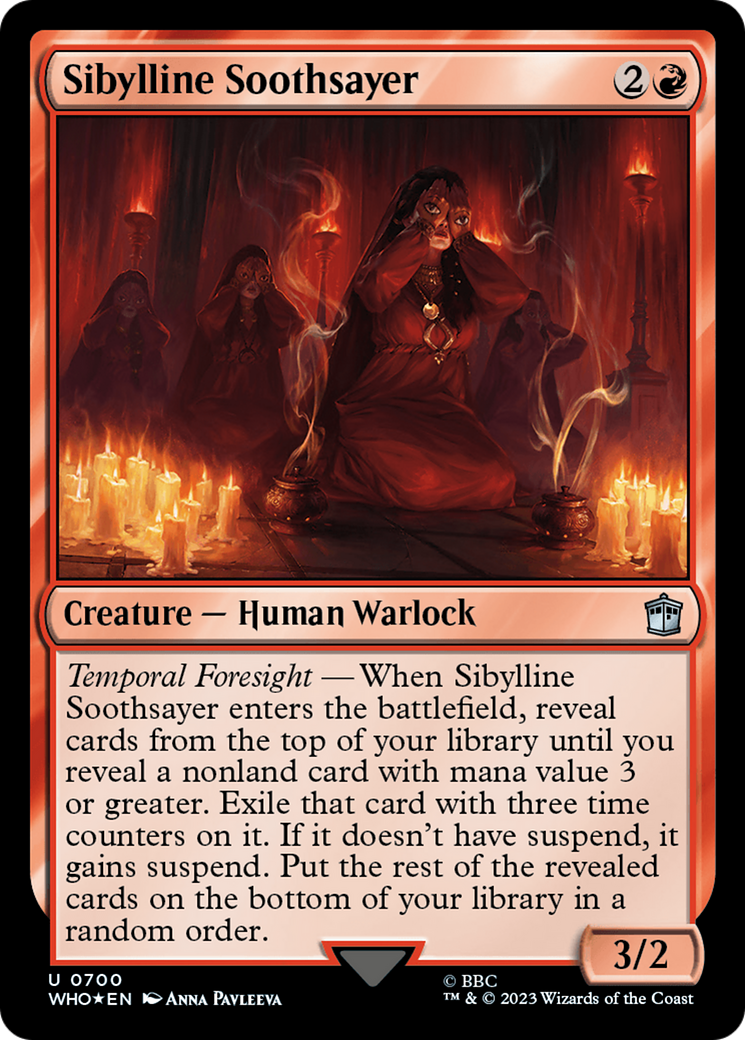 Sibylline Soothsayer (Surge Foil) [Doctor Who] | Eastridge Sports Cards & Games