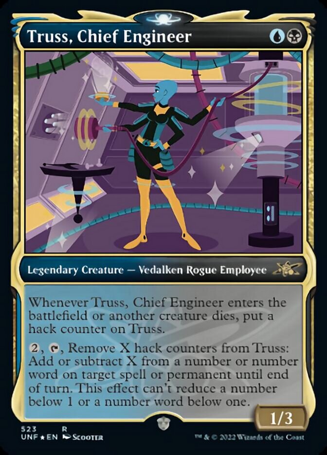 Truss, Chief Engineer (Showcase) (Galaxy Foil) [Unfinity] | Eastridge Sports Cards & Games