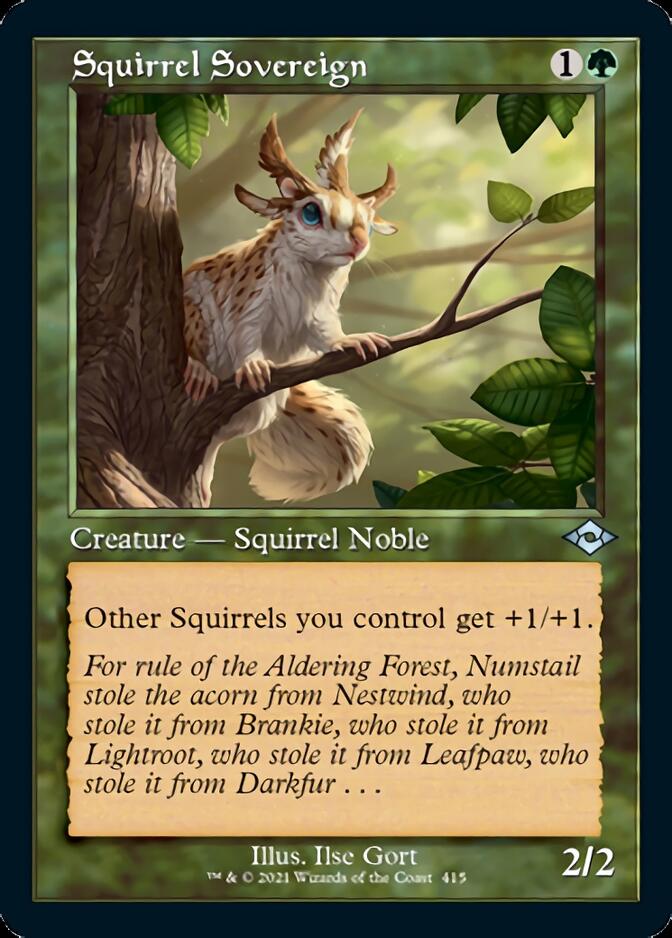 Squirrel Sovereign (Retro Foil Etched) [Modern Horizons 2] | Eastridge Sports Cards & Games