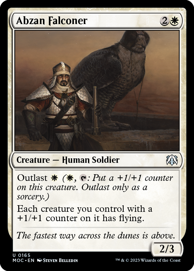 Abzan Falconer [March of the Machine Commander] | Eastridge Sports Cards & Games