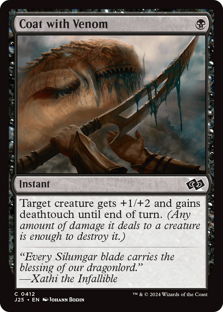 Coat with Venom [Foundations Jumpstart] | Eastridge Sports Cards & Games