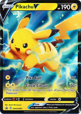 Pikachu V (SWSH063) [Sword & Shield: Black Star Promos] | Eastridge Sports Cards & Games