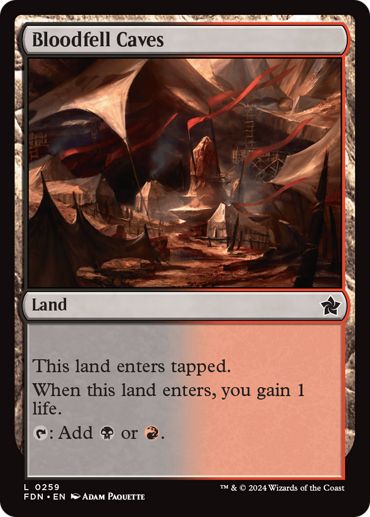 Bloodfell Caves [Foundations] | Eastridge Sports Cards & Games