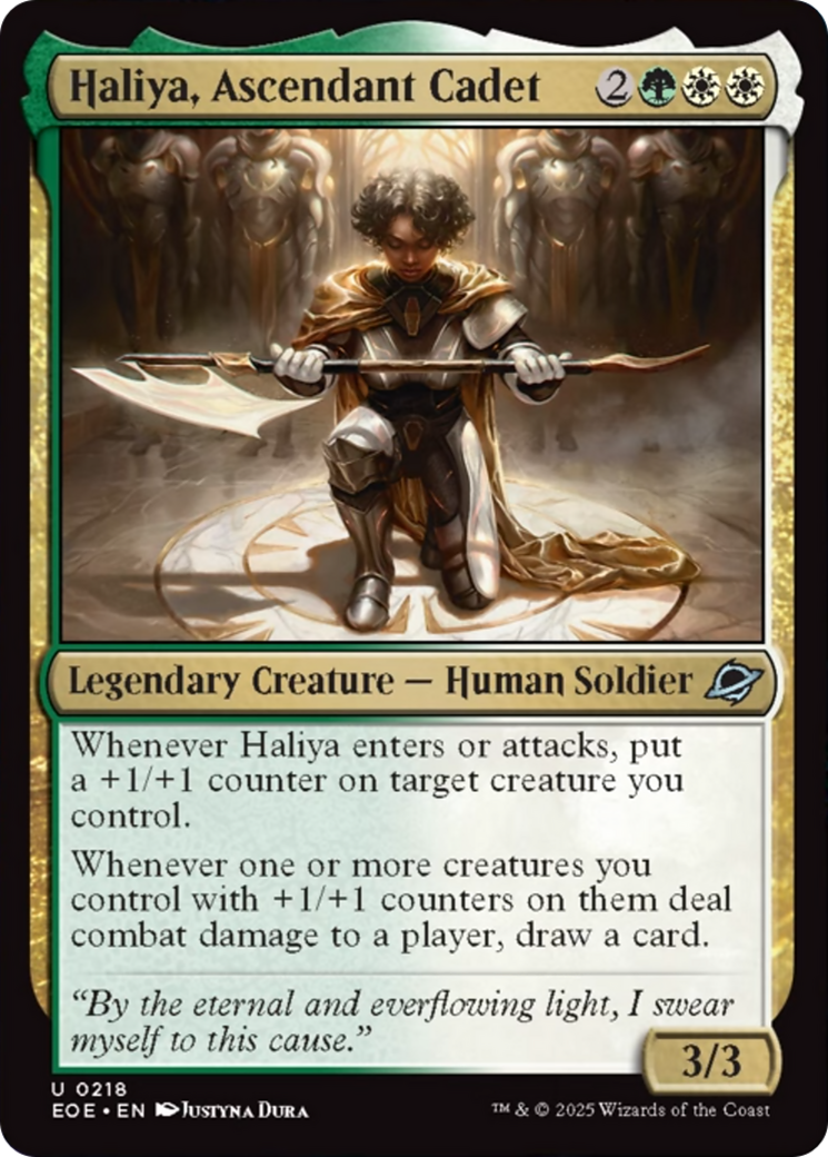 Haliya, Ascendant Cadet [Edge of Eternities] | Eastridge Sports Cards & Games