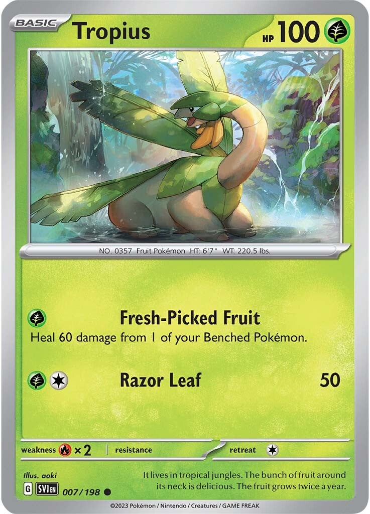 Tropius (007/198) [Scarlet & Violet: Base Set] | Eastridge Sports Cards & Games