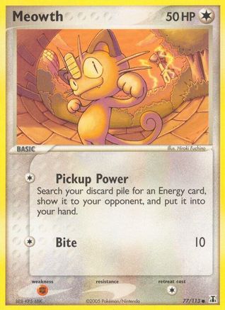 Meowth (77/113) [EX: Delta Species] | Eastridge Sports Cards & Games