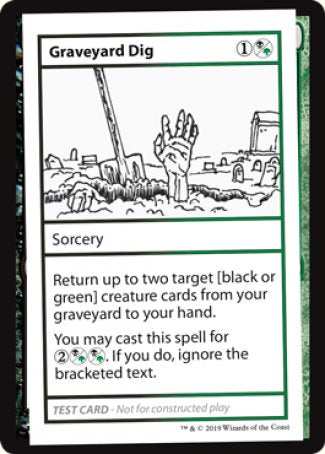 Graveyard Dig (2021 Edition) [Mystery Booster Playtest Cards] | Eastridge Sports Cards & Games