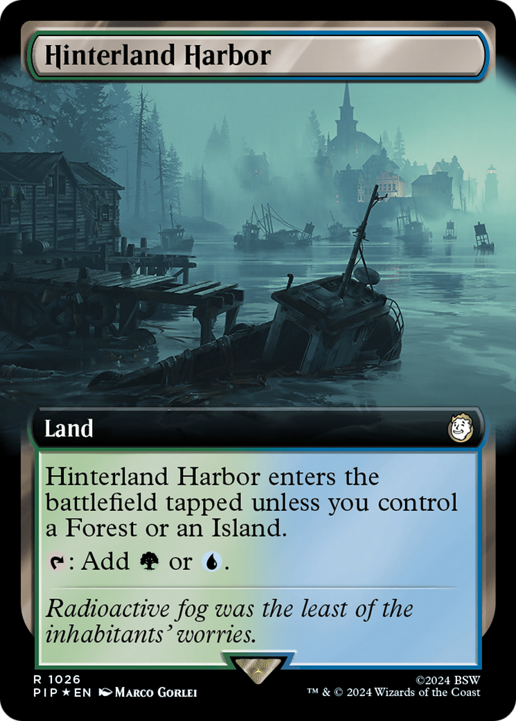 Hinterland Harbor (Extended Art) (Surge Foil) [Fallout] | Eastridge Sports Cards & Games