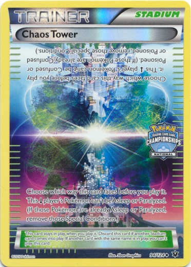 Chaos Tower (94/124) (National Championship Promo) [XY: Fates Collide] | Eastridge Sports Cards & Games