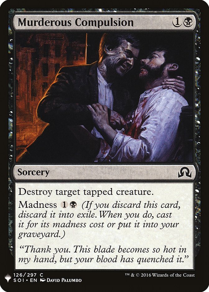 Murderous Compulsion [Mystery Booster] | Eastridge Sports Cards & Games