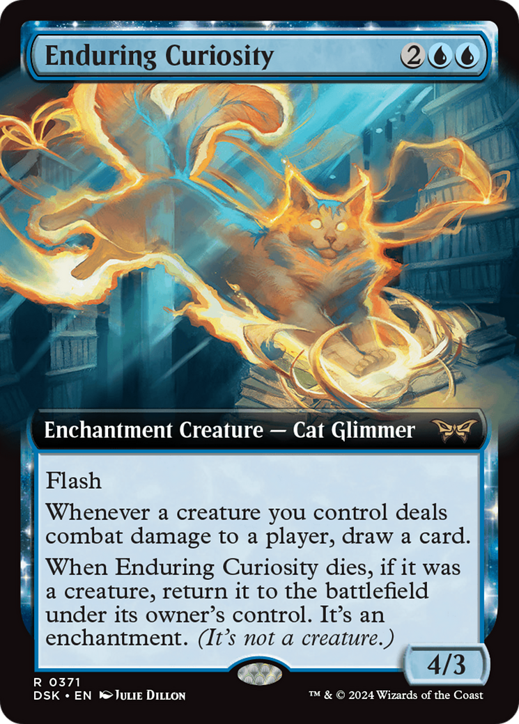 Enduring Curiosity (Extended Art) [Duskmourn: House of Horror] | Eastridge Sports Cards & Games