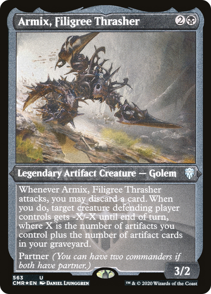 Armix, Filigree Thrasher (Foil Etched) [Commander Legends]