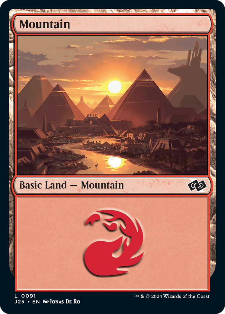 Mountain (91) [Foundations Jumpstart] | Eastridge Sports Cards & Games