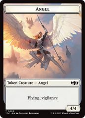 Angel // Spirit Double-Sided Token [Tarkir: Dragonstorm Commander Tokens] | Eastridge Sports Cards & Games