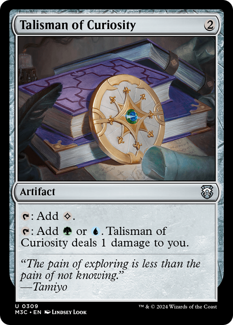 Talisman of Curiosity (Ripple Foil) [Modern Horizons 3 Commander] | Eastridge Sports Cards & Games