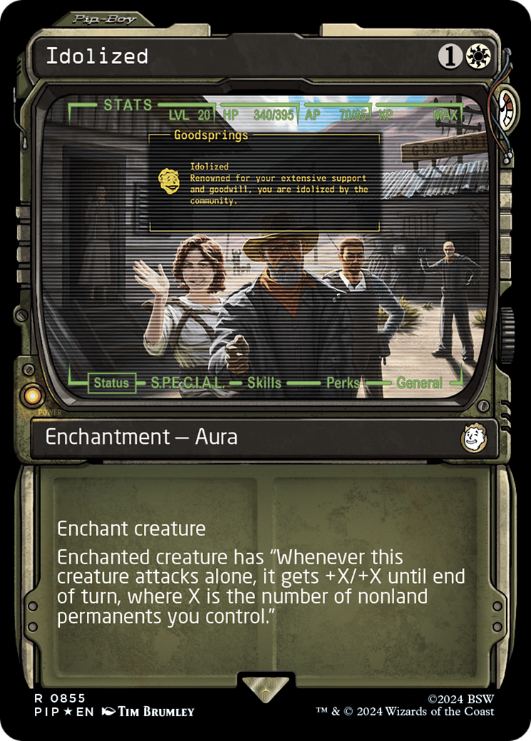 Idolized (Showcase) (Surge Foil) [Fallout] | Eastridge Sports Cards & Games