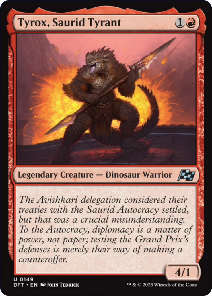 Tyrox, Saurid Tyrant [Aetherdrift] | Eastridge Sports Cards & Games