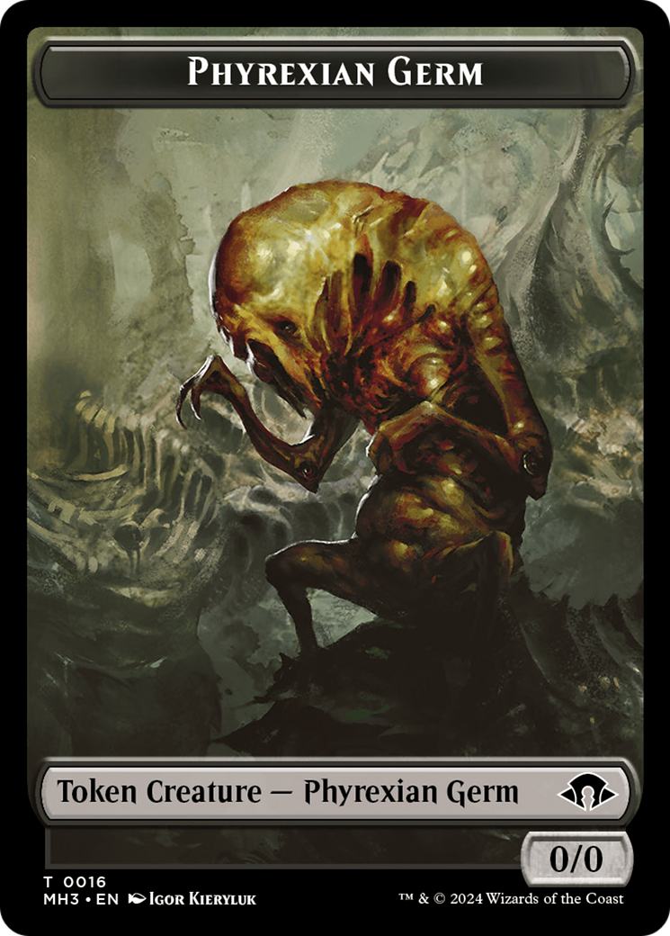 Phyrexian Germ // Angel Double-Sided Token [Modern Horizons 3 Tokens] | Eastridge Sports Cards & Games