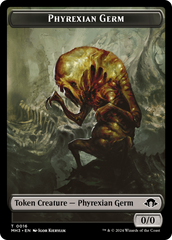 Phyrexian Germ // Emblem - Tamiyo, Seasoned Scholar Double-Sided Token [Modern Horizons 3 Tokens] | Eastridge Sports Cards & Games