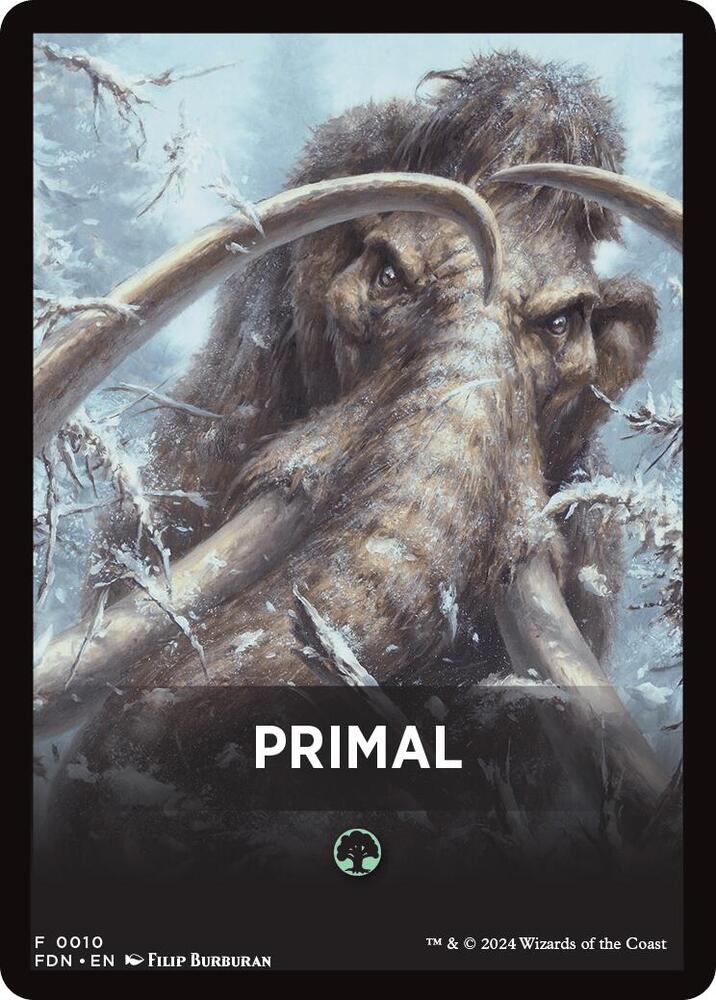 Primal Theme Card [Foundations Tokens] | Eastridge Sports Cards & Games