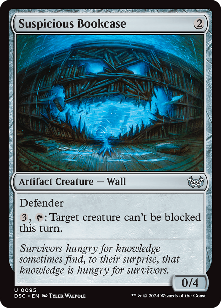 Suspicious Bookcase [Duskmourn: House of Horror Commander] | Eastridge Sports Cards & Games