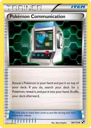 Pokemon Communication (99/114) [Black & White: Base Set] | Eastridge Sports Cards & Games