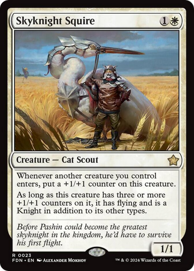 Skyknight Squire [Foundations] | Eastridge Sports Cards & Games