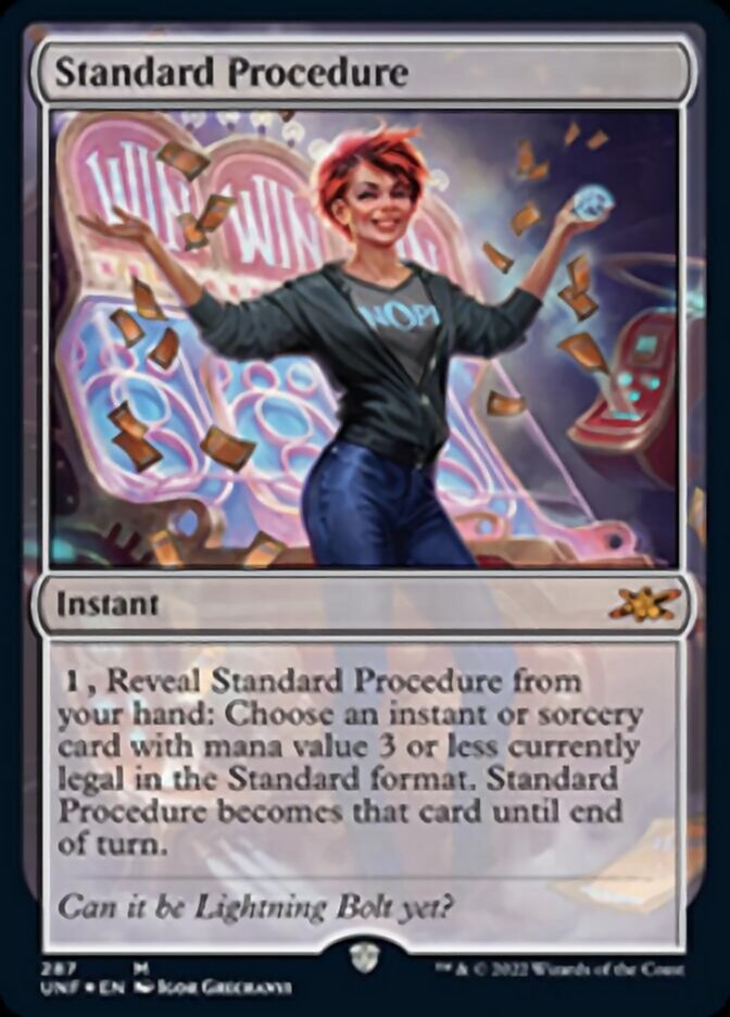 Standard Procedure (Galaxy Foil) [Unfinity] | Eastridge Sports Cards & Games