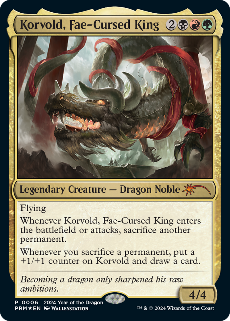 Korvold, Fae-Cursed King (Year of the Dragon 2024) [Standard Showdown Promos] | Eastridge Sports Cards & Games