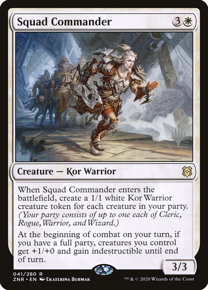 Squad Commander (Promo Pack) [Zendikar Rising Promos] | Eastridge Sports Cards & Games