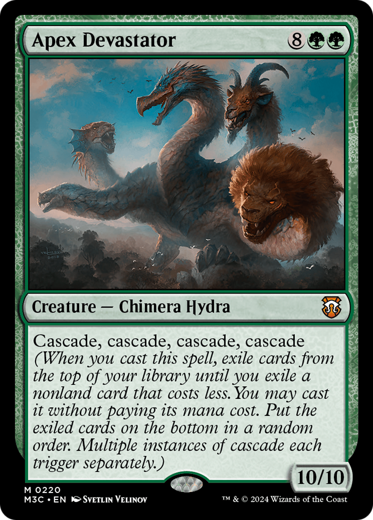 Apex Devastator (Ripple Foil) [Modern Horizons 3 Commander] | Eastridge Sports Cards & Games