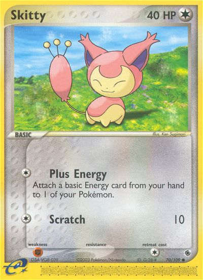 Skitty (70/109) [EX: Ruby & Sapphire] | Eastridge Sports Cards & Games