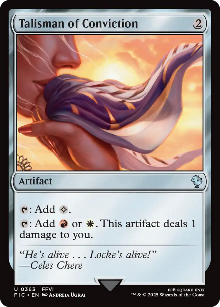 Talisman of Conviction [FINAL FANTASY Commander] | Eastridge Sports Cards & Games