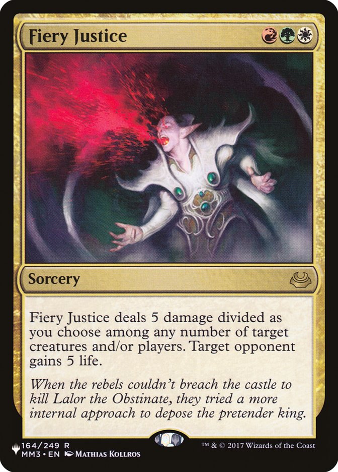 Fiery Justice [The List] | Eastridge Sports Cards & Games