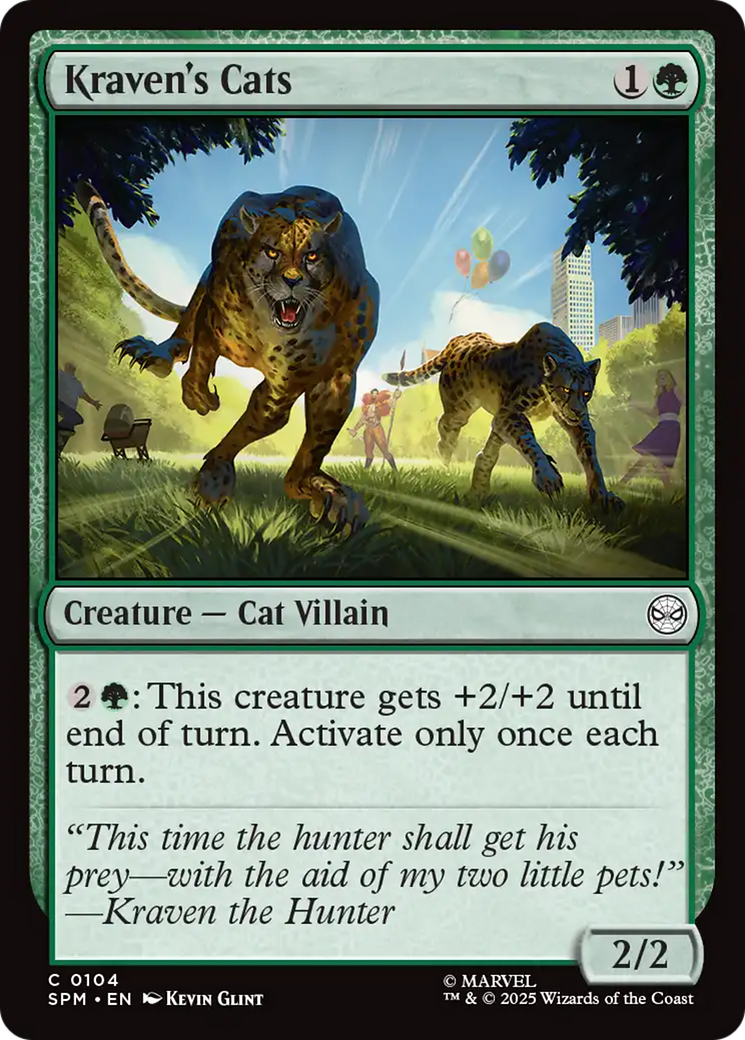 Kraven's Cats [Marvel's Spider-Man] | Eastridge Sports Cards & Games
